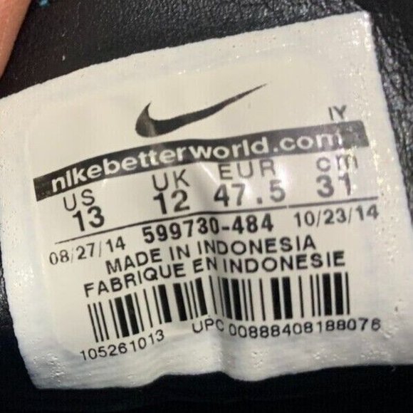 Nike Hypervenom Phantom FG Blue Football Cleats ACC Orange Swoosh Sz 13 - Picture 8 of 9